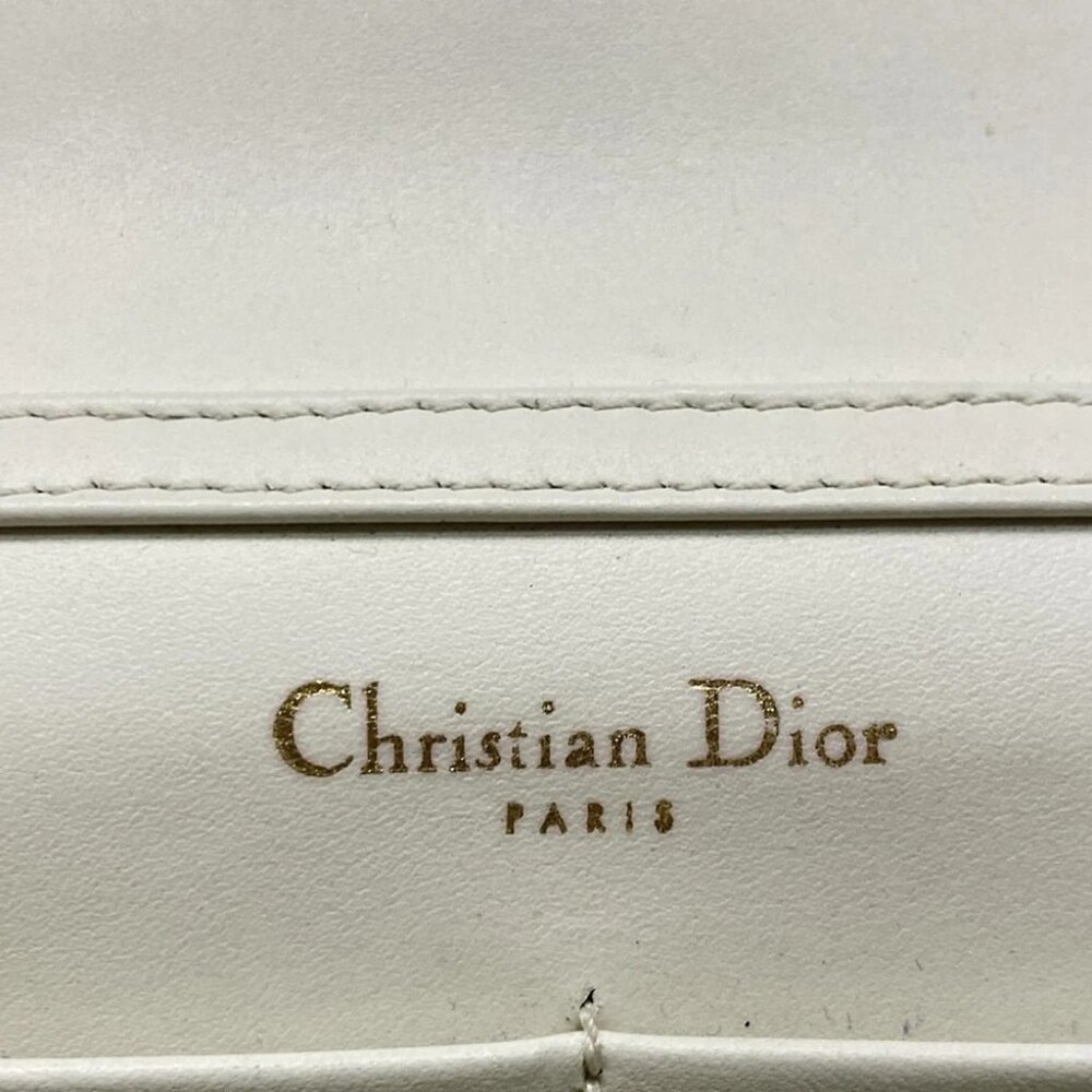 DIOR/ChristianDior - White Leather Other Style Wallet - Picture 6 of 13